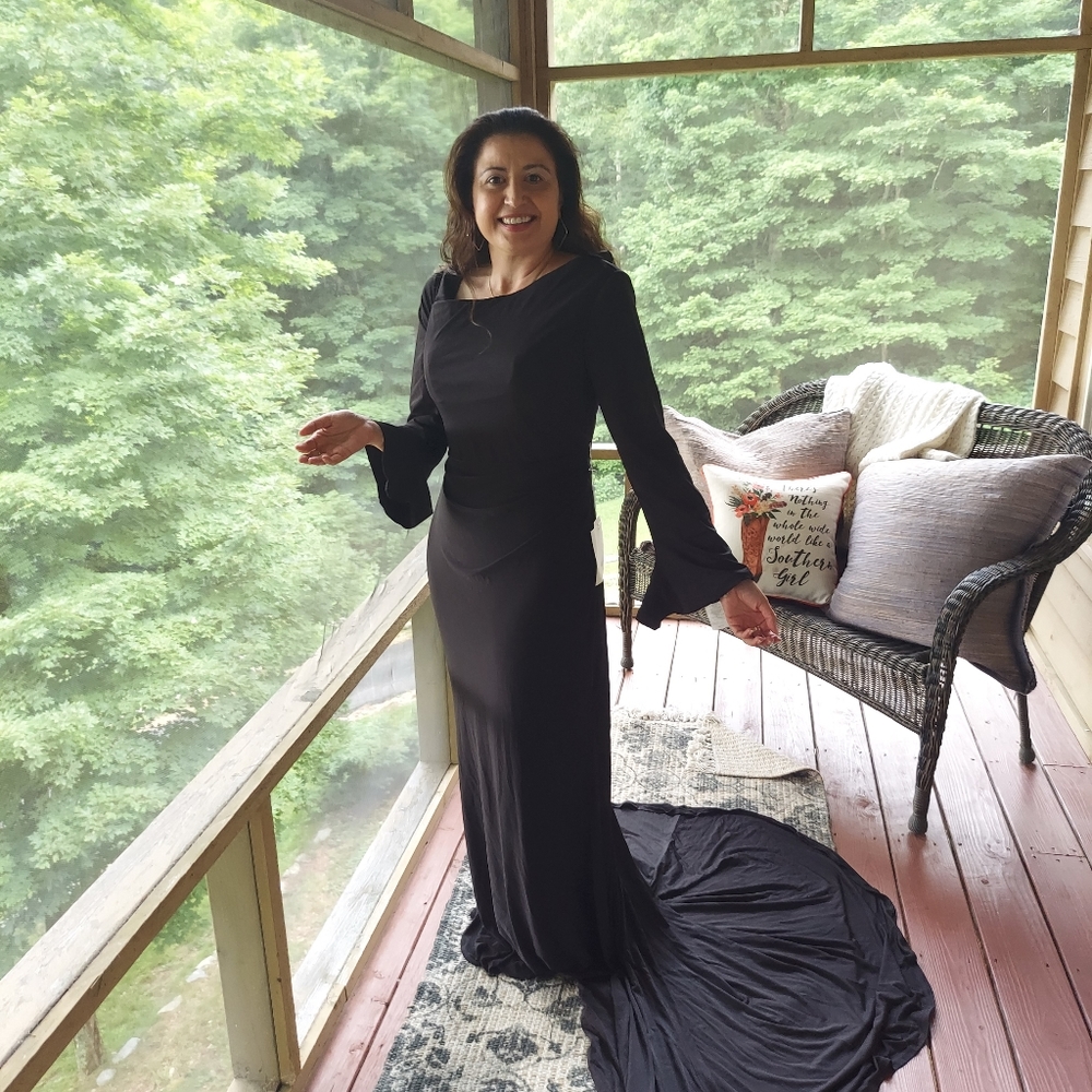 Black gown